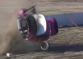 Terrible accidente en la Fiat Competizione: despiste y diez vueltas en el aire