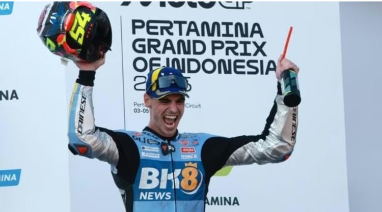 Moto GP: Fermín Aldeguer ganó en Indonesia tras un accidente de Marc Márquez