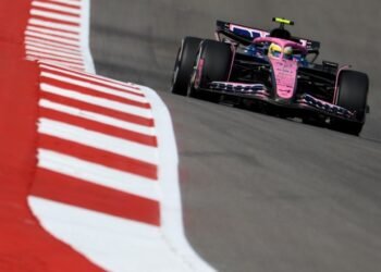 Franco Colapinto terminó 16° en la primera práctica libre del GP de Estados Unidos