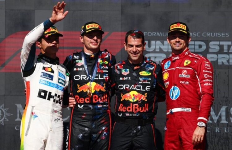 Verstappen se quedó con el triunfo en el GP de Estados Unidos y le mete presión a Piastri: Colapinto fue 17°
