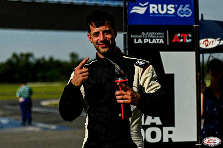 Debut con pole: Lautaro Domínguez se quedó con el mejor tiempo en el TC Pista Mouras