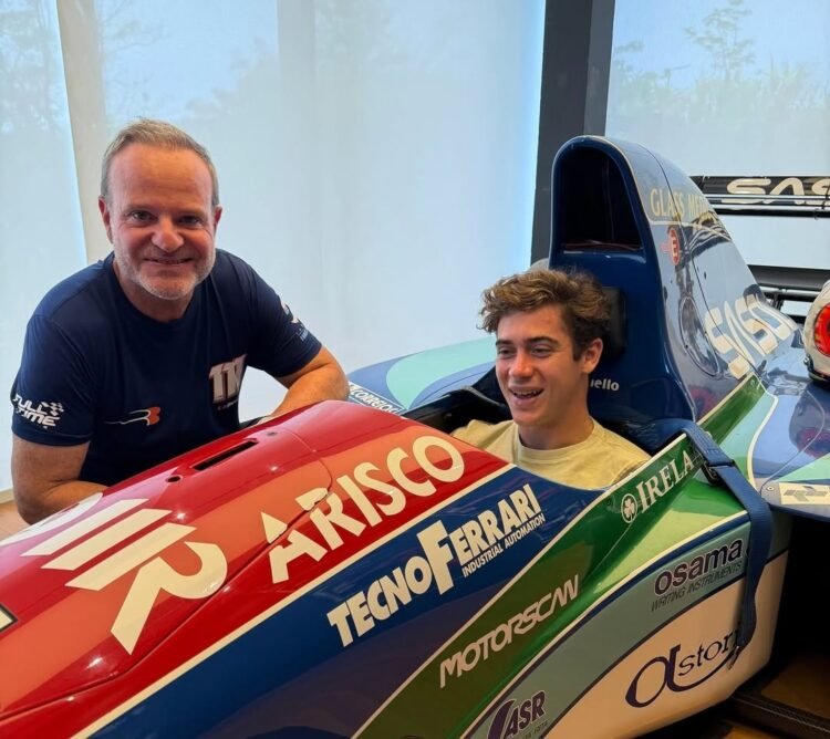Colapinto y Barrichello, un encuentro con historia antes del GP de Brasil