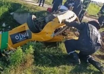 Un piloto murió al chocar su auto de competición con una alcantarilla al costado de la ruta