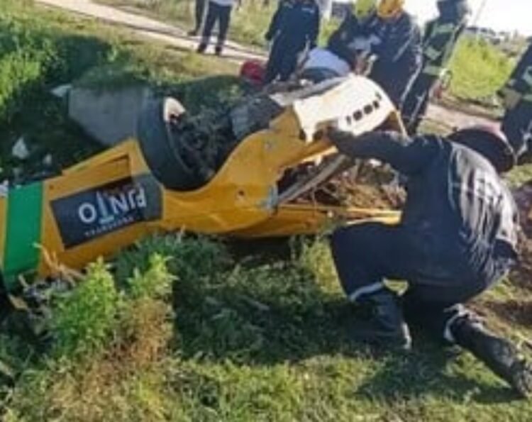 Un piloto murió al chocar su auto de competición con una alcantarilla al costado de la ruta