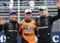 Norris ganó una accidentada carrera sprint: Colapinto se despistó, chocó y abandonó