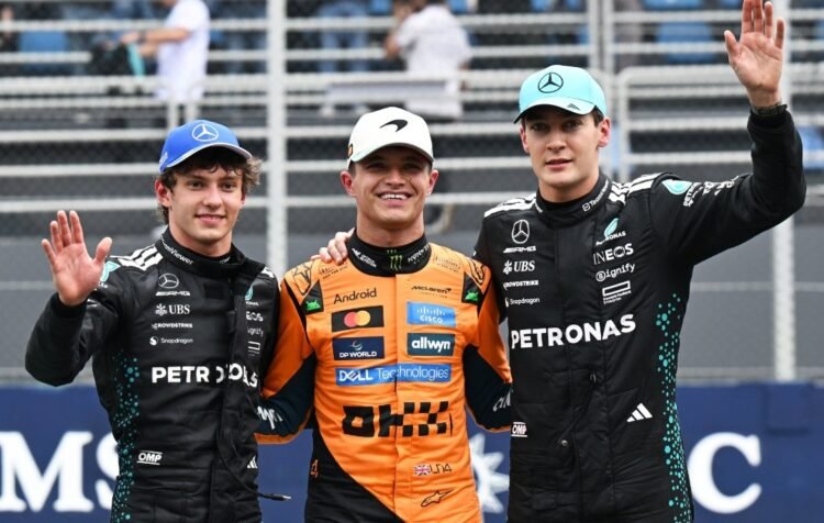 Norris ganó una accidentada carrera sprint: Colapinto se despistó, chocó y abandonó