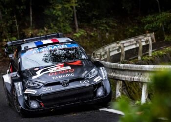 Bajo la lluvia: Ogier ganó el rally de Japón y quedó a 3 puntos de Evans