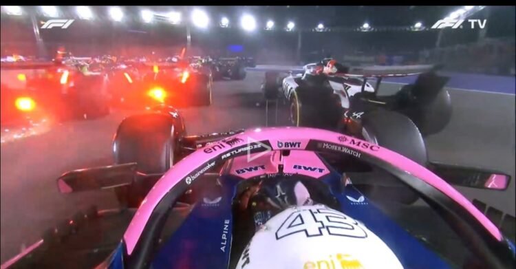 Colapinto sufrió un problema con su Alpine y terminó en el puesto 17 el GP de Las Vegas que ganó Verstappen
