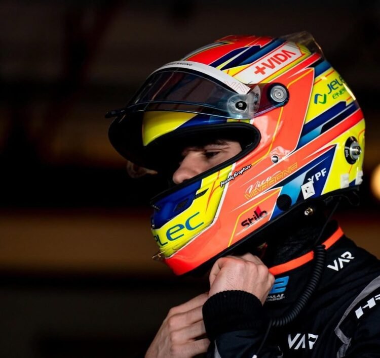 Positivo test: Nicolás  Varrone cerró sus tres días de prueba de Fórmula 2 en Abu Dhabi