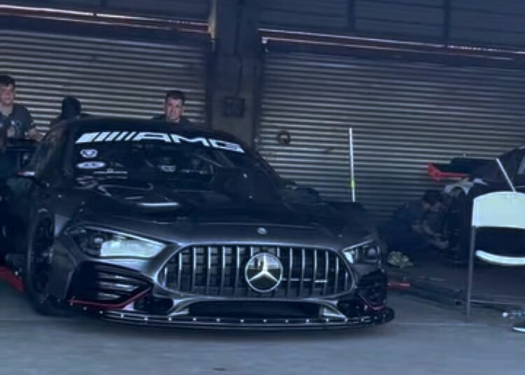 Primera prueba para Mercedes Benz: Otto Fritzler y Diego Azar giraron en el autódromo de La Plata