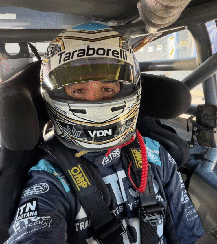 José Manuel Urcera tuvo su primer contacto con el Camry del equipo Maquin Parts