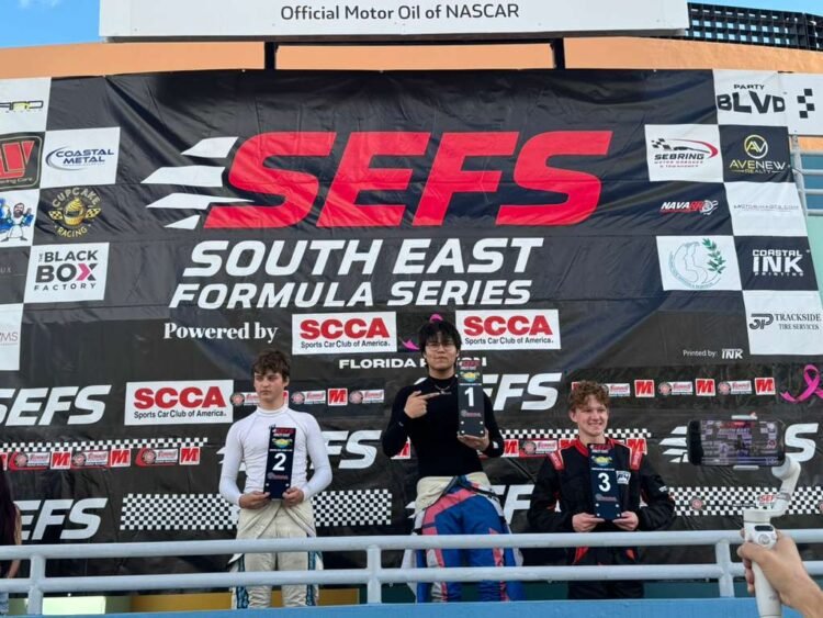 Formula 4 Series: podio para Lázaro Bainotti en Estados Unidos