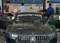 Mercedes Benz probó en La Plata: el equipo fue al Mouras con un solo auto