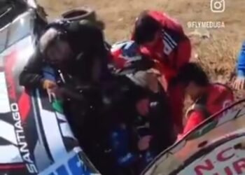 Otro duro golpe en los entrenamientos del TC: esta vez le tocó a Santiago Álvarez