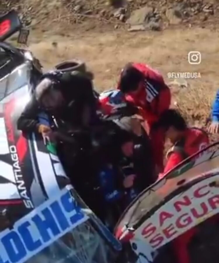 Otro duro golpe en los entrenamientos del TC: esta vez le tocó a Santiago Álvarez