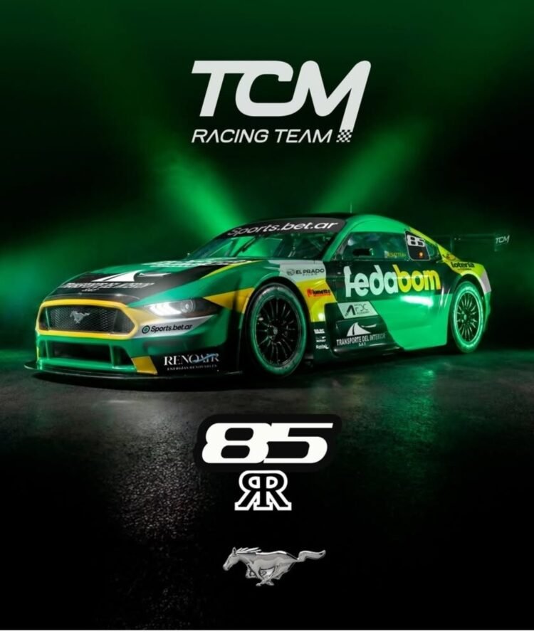 “Una nueva era comenzó”: el TCM Racing presentó en sus redes el Mustang de ‘Caito’ Risatti