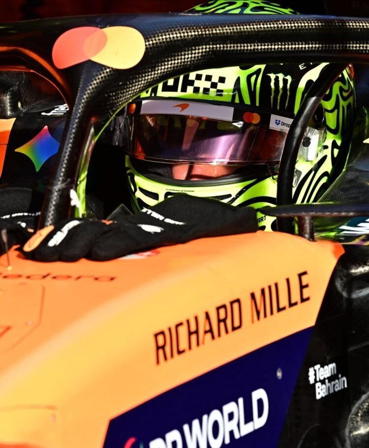 Norris superó a Verstappen en el primer día de entrenamientos en Bahréin