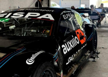 Santero probó el BMW en La Plata: el campeón del 2024 puso en marcha al nuevo modelo del TC