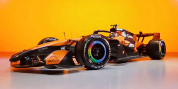 McLaren presentó oficialmente la decoración “papaya” para el 2026