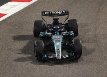 Russell lideró el primer día de test en Bahréin: Colapinto fue noveno