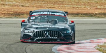 Pruebas aerodinámicas de Mercedes Benz con Otto Fritzler en La Plata
