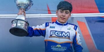 El joven piloto argentino Simón Cortés Falcón inicia la temporada del Campeonato Español de Karting