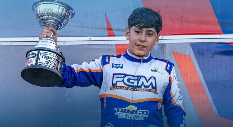 El joven piloto argentino Simón Cortés Falcón inicia la temporada del Campeonato Español de Karting
