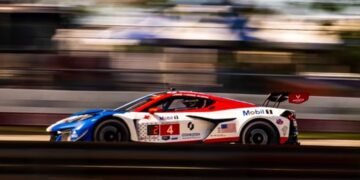 Gran presente internacional: tras doce horas de carrera, Nicolás Varrone se subió al podio en Sebring