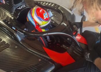 Nicolás Varrone tuvo su primer viernes en Fórmula 2