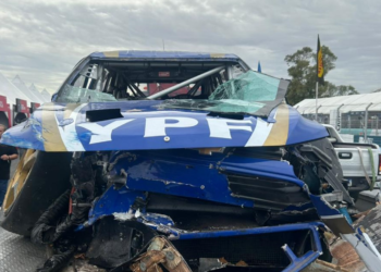 Impactante accidente de Franco Vivian: debió ser hospitalizado por una fractura y no correrá este domingo