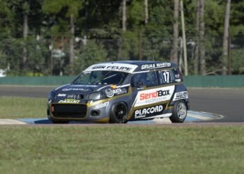 Agustín Martín con un Fiat Uno Way comandó  los entrenamientos de la Clase Dos