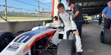 Ligier F4 USA: Lázaro Bainotti largará en primera fila mañana en Nueva Orleans