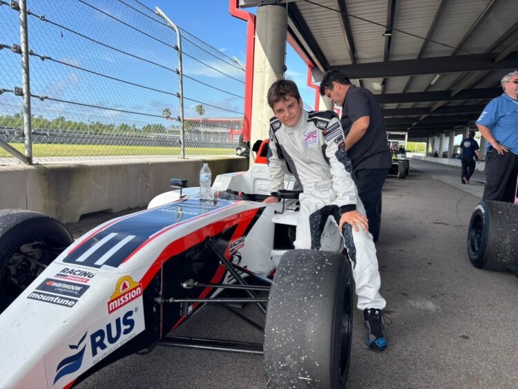 Ligier F4 USA: Lázaro Bainotti largará en primera fila mañana en Nueva Orleans