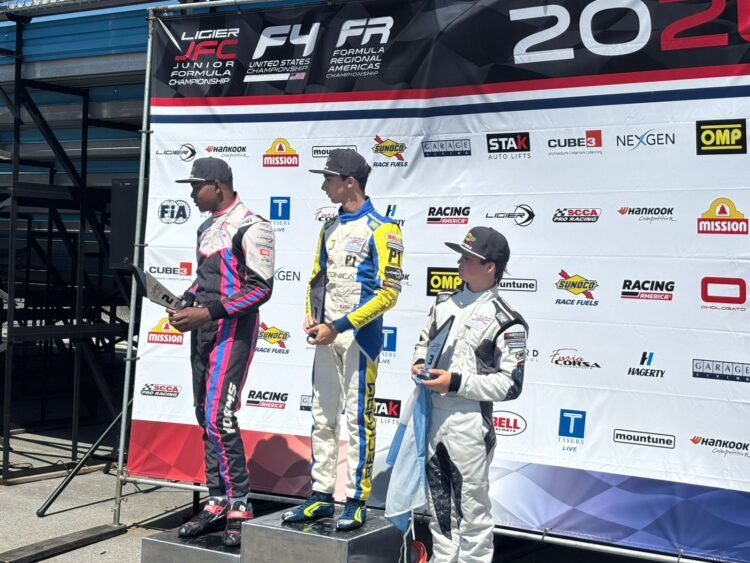 Lázaro Bainotti debutó con un podio en la Ligier Junior Formula Championship