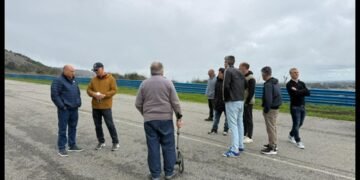 Autoridades de la ACTC y pilotos del Turismo Carretera recorrieron el autódromo de Balcarce
