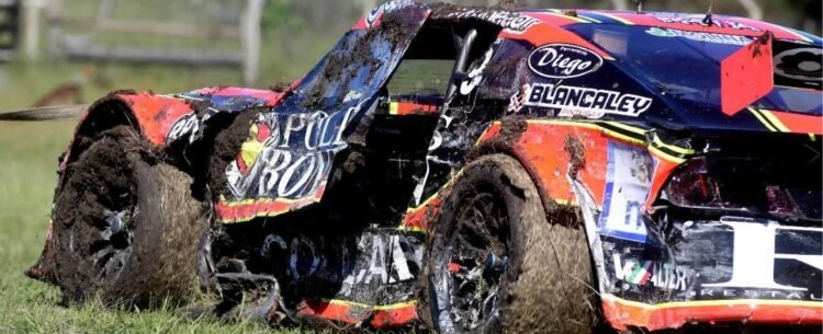 Fuerte golpe de Moscardini en el primer entrenamiento: “Estoy bien”