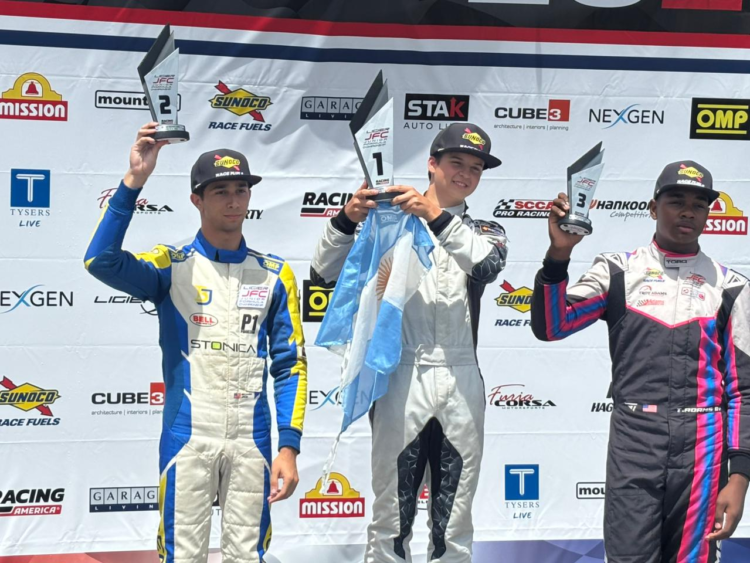 F4 Ligier: el récord histótico que logró Lázaro Bainotti tras la espectacular victoria que logró en EEUU