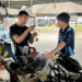 Lázaro Bainotti entrenó junto al equipo de karting del “Pato” Silva en Estados Unidos