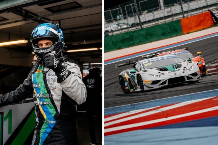 Lautaro De La Iglesia subió al podio en Misano