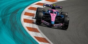 Firme rendimiento: antes de la clasificación Sprint, Colapinto terminó 11° en la práctica libre de Miami