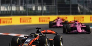 F2 en Miami: en una gran carrera, Nicolás Varrone fue cuarto en la carrera Sprint