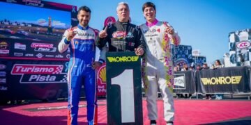 Martínez, Farroni y Fauret ganaron las series en la Clase Tres