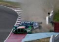 Kevin Candela protagonizó un fuerte golpe con su BMW en el segundo entrenamiento del TC