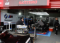 El BMW de Julián Santero sufrió la rotura del motor en el segundo entrenamiento