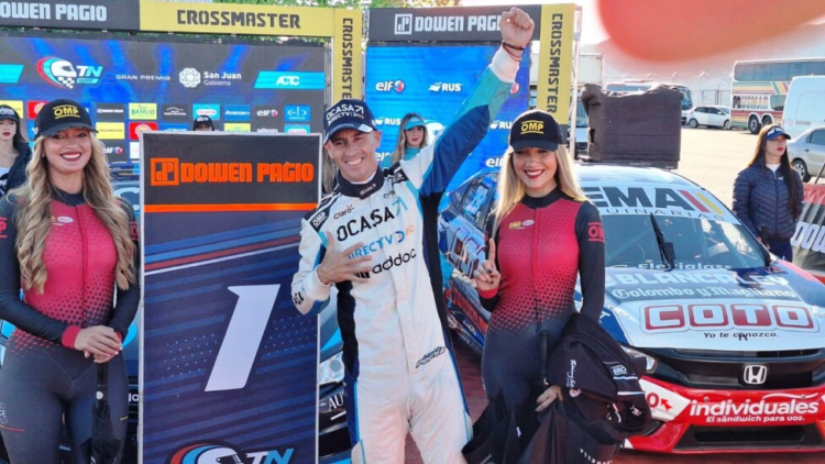 Dupla imbatible: Pernía y su Honda Civic sumaron una nueva pole