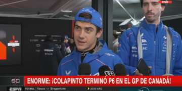 Franco Colapinto tras su histórico sexto puesto en Canadá: “Estoy feliz y enfocado en lo que viene”