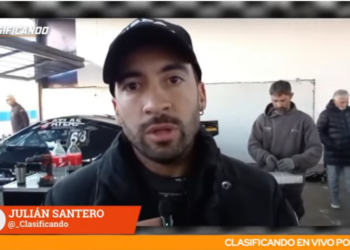 Julián Santero probó su BMW en La Plata: “Nos vamos contentos”