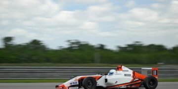 F4 Ligier: Lázaro Bainotti arrancó fuerte en Mid-Ohio