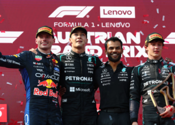 F1: Russell recuperó la sonrisa y ganó en Austria, Colapinto quedó lejos con su Alpine