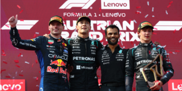 F1: Russell recuperó la sonrisa y ganó en Austria, Colapinto quedó lejos con su Alpine